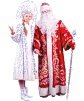 Костюмы Деда Мороза и Снегурочки и упаковка