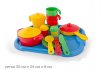 Набор детской посуды с подносом