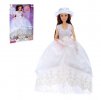 Кукла модель шарнирная "Невеста" в пышном платье со шляпкой