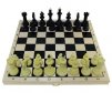 Шахматы и шашки с шахматной доской 400*400 дер.